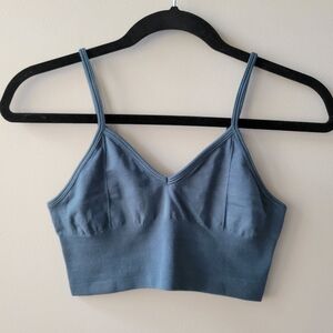 ALO Yoga Blue Sports Bra